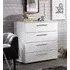 Aldono 4 Drawer Chest - White