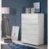 Aldono 6 Drawer Chest - White