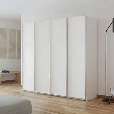 Altera 4 Door Sliding Wardrobe - Alpine White image