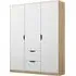 Arnstein 136cm 3 Door Wardrobe - White, Oak