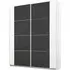 Artemis 181cm 2 Door Sliding Wardrobe - Alpine White