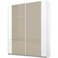 Artemis 181cm 2 Door Sliding Wardrobe - Alpine White