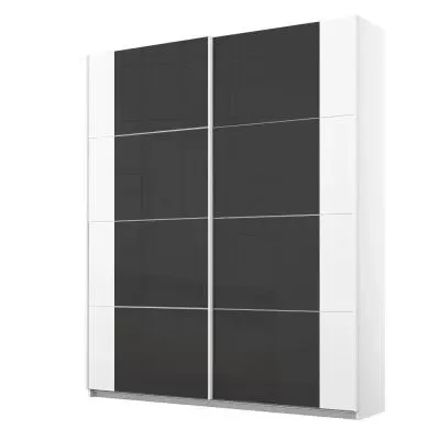 Artemis 181cm 2 Door Sliding Wardrobe - Alpine White image