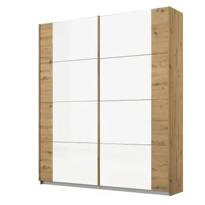 Artemis 181cm 2 Door Sliding Wardrobe - Artisan Oak