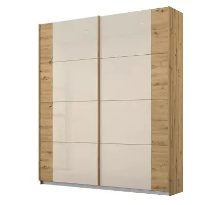 Artemis 181cm 2 Door Sliding Wardrobe - Artisan Oak