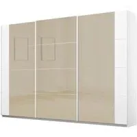 Artemis 271cm 3 Door Sliding Wardrobe - Alpine White
