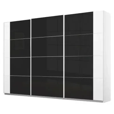 Artemis 271cm 3 Door Sliding Wardrobe - Alpine White
