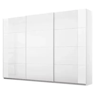 Artemis 271cm 3 Door Sliding Wardrobe - Alpine White image
