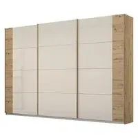 Artemis 271cm 3 Door Sliding Wardrobe - Artisan Oak