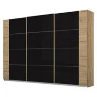 Artemis 271cm 3 Door Sliding Wardrobe - Artisan Oak