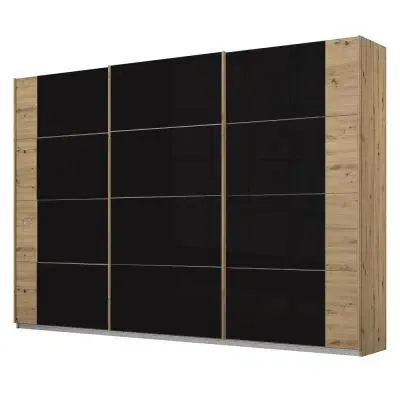 Artemis 271cm 3 Door Sliding Wardrobe - Artisan Oak