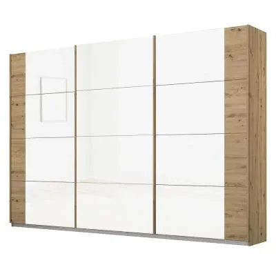 Artemis 271cm 3 Door Sliding Wardrobe - Artisan Oak