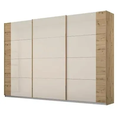 Artemis 271cm 3 Door Sliding Wardrobe - Artisan Oak