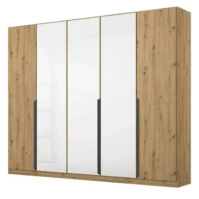 Artemis 5 Door Wardrobe - Artisan Oak