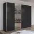 Aurelio 2 Door Mirror Sliding Wardrobe - Metallic Grey
