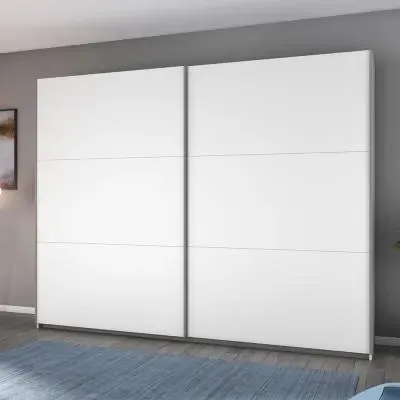 Aurelio 2 Door Sliding Wardrobe - Alpine White image