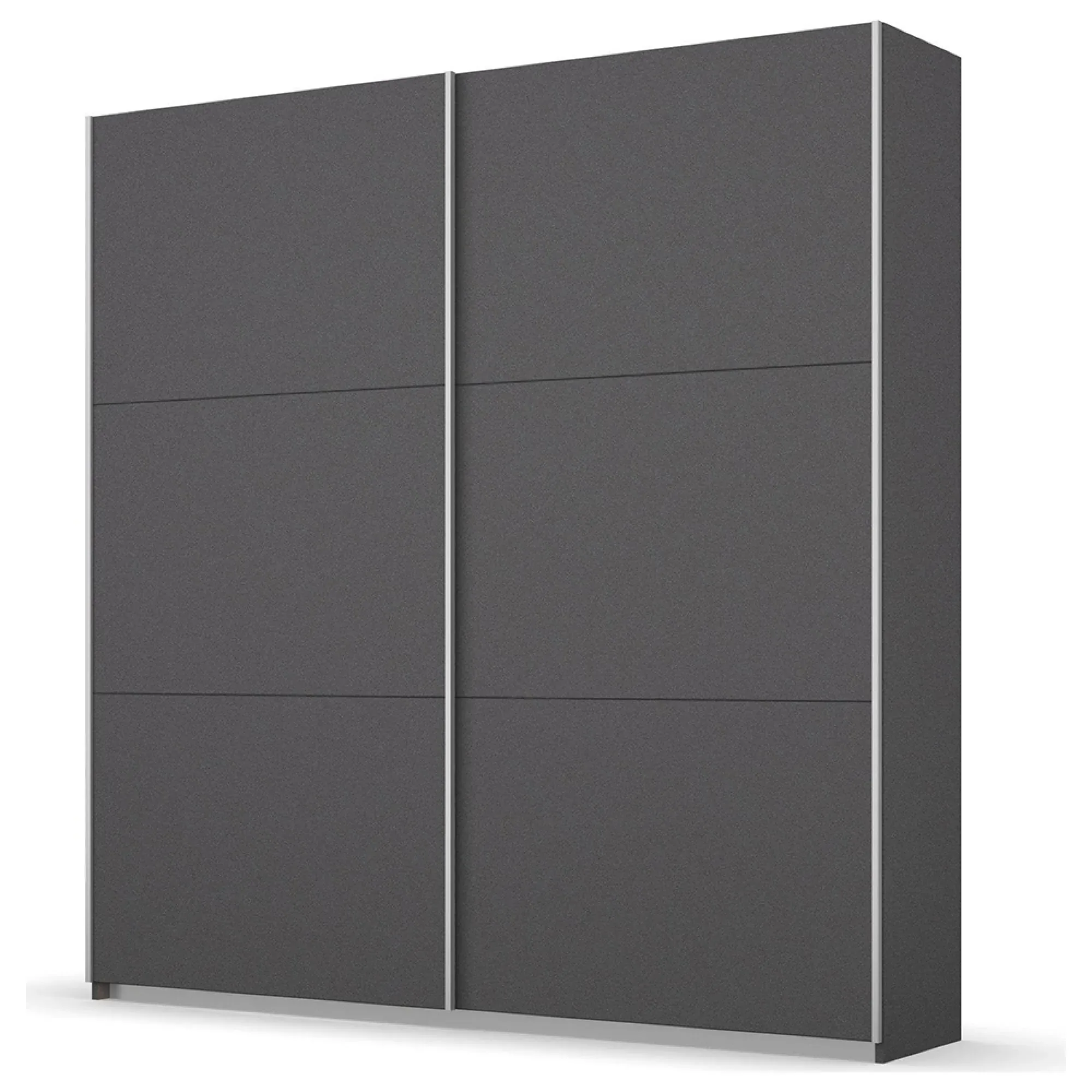 Aurelio 2 Door Sliding Wardrobe - Metallic Grey