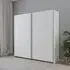 Aurelio 218cm 2 Door Sliding Wardrobe - Alpine White