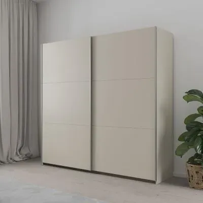 Aurelio 218cm 2 Door Sliding Wardrobe - Champagne