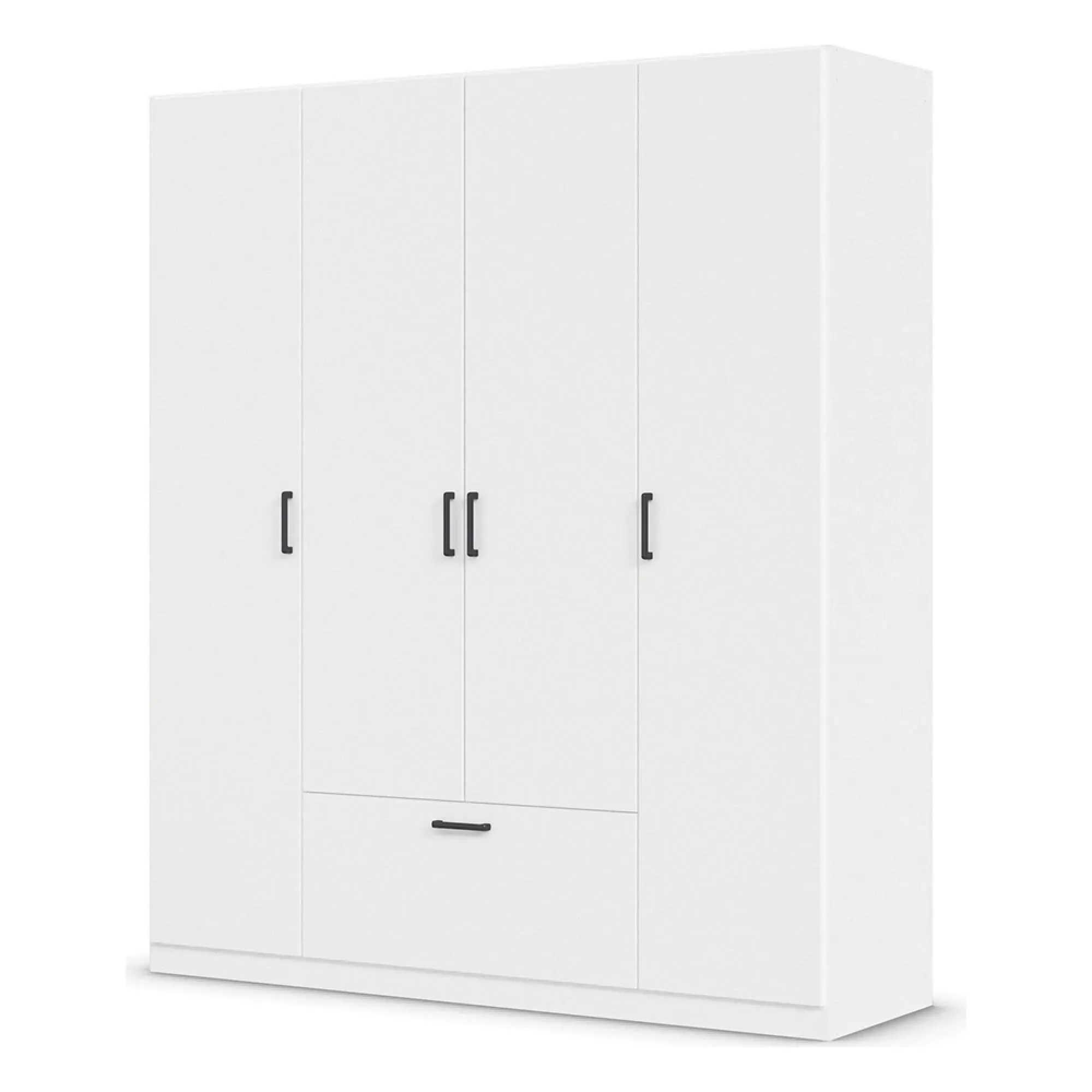 Bari 4 Door Wardrobe - Alpine White