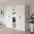 Bari 5 Door Combi Wardrobe - Alpine White