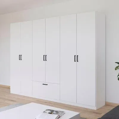 Bari 6 Door Wardrobe - Alpine White image
