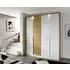 Bellezza 4 Door Wardrobe - White, Oak