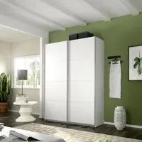 Belluno 2 Door Sliding Wardrobe - Alpine White