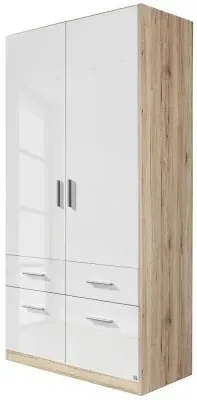 Celle 2-Door Wardrobe with Drawers - Sonoma Oak image