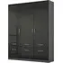 Celle 3-Door Wardrobe - Black