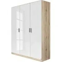 Celle 3-Door Wardrobe - Sonoma Oak, White