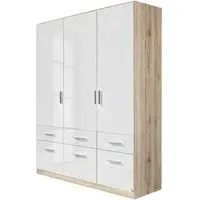 Celle 3-Door Wardrobe with Drawers - Sonoma Oak