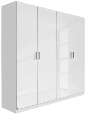 Celle 4 Door Wardrobe - White