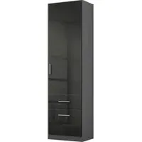 Celle 47cm Door Wardrobe - Black