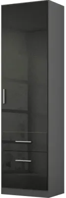 Celle 47cm Door Wardrobe - Black