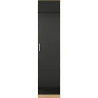 Celle 47cm Wardrobe - Black, Oak