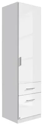 Celle 47cm Wardrobe with Drawers LH Door - White