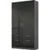 Celle 91cm 2 Door Wardrobe - Black