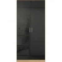 Celle 91cm 2 Door Wardrobe - Oak