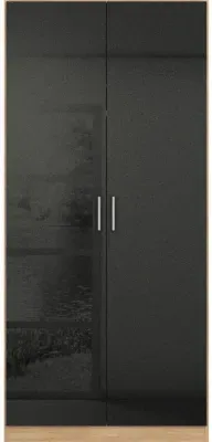 Celle 91cm 2 Door Wardrobe - Oak