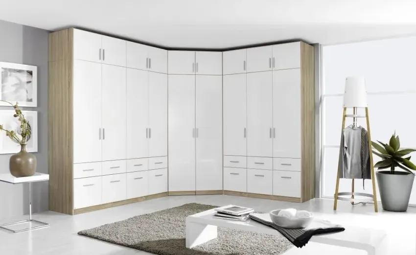 Celle Gloss Corner Wardrobe