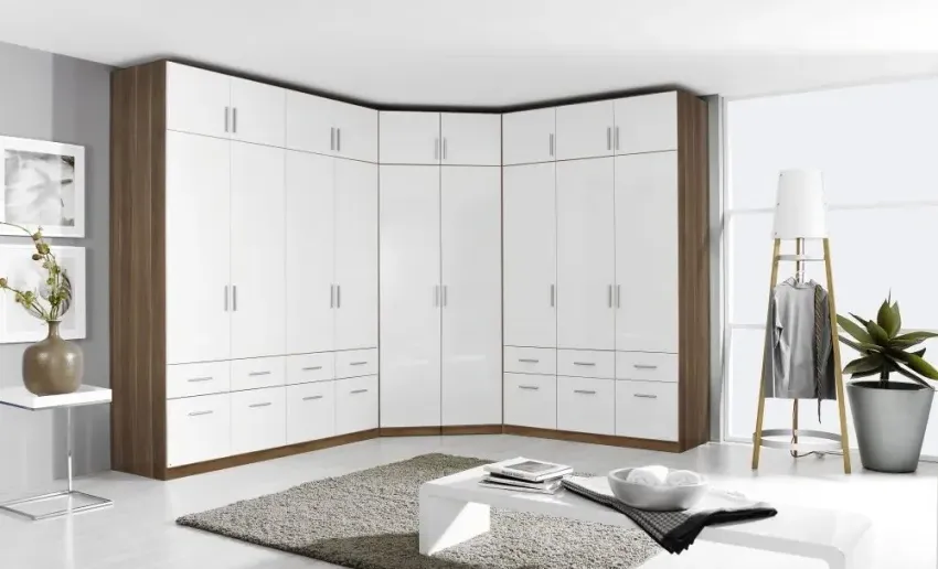 Celle Gloss Corner Wardrobe