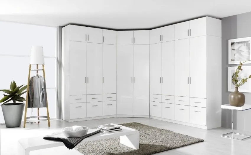 Celle Gloss Corner Wardrobe