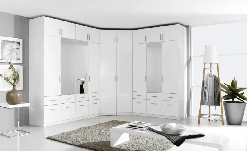 Celle Gloss Wardrobe with Storage
