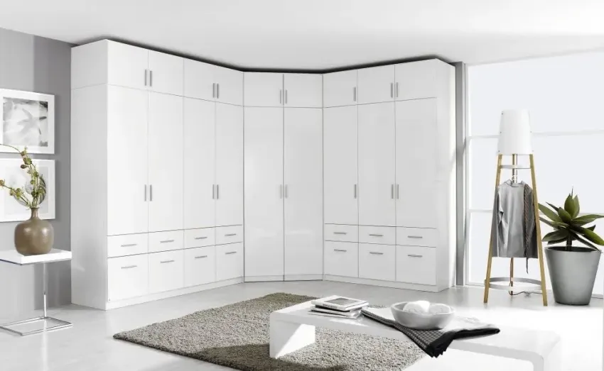 Celle Gloss Wardrobe with Storage
