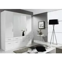 Celle Gloss Wardrobe with Storage