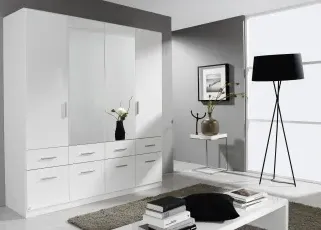 Celle Gloss Wardrobe with Storage