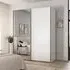 Contido 2 Door Sliding Mirror Wardrobe with Extras - Alpine White