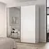 Contido 2 Door Sliding Mirror Wardrobe with Extras - Alpine White