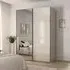 Contido 2 Door Sliding Mirror Wardrobe with Extras - Champagne Glass